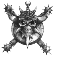 By clicking the skull and entering my site you claim
not to effort any juridical means or similar inconveniences
against me, Nagash.
Additionally, you accept the copyright on all parts of my
homepage - after all it's hard work to build it up!
If you want to link to my page, just let me know - an e-mail
to Nagash@zap.to is sufficient...